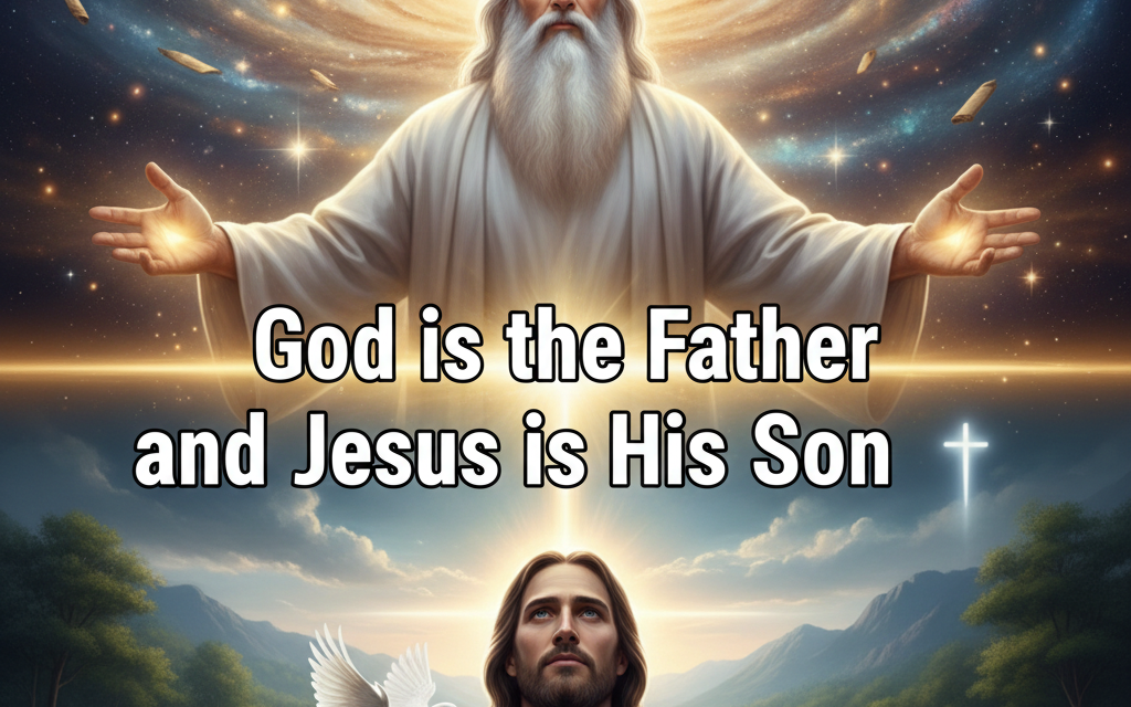 God is the Father and Jesus is His Son