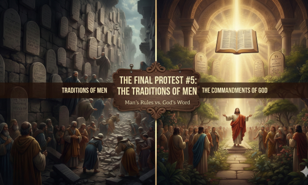 The Final Protest #5- The Traditions of Men